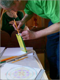 Gurdjieff Work and Movements, Russia 2009, mandalas art-class